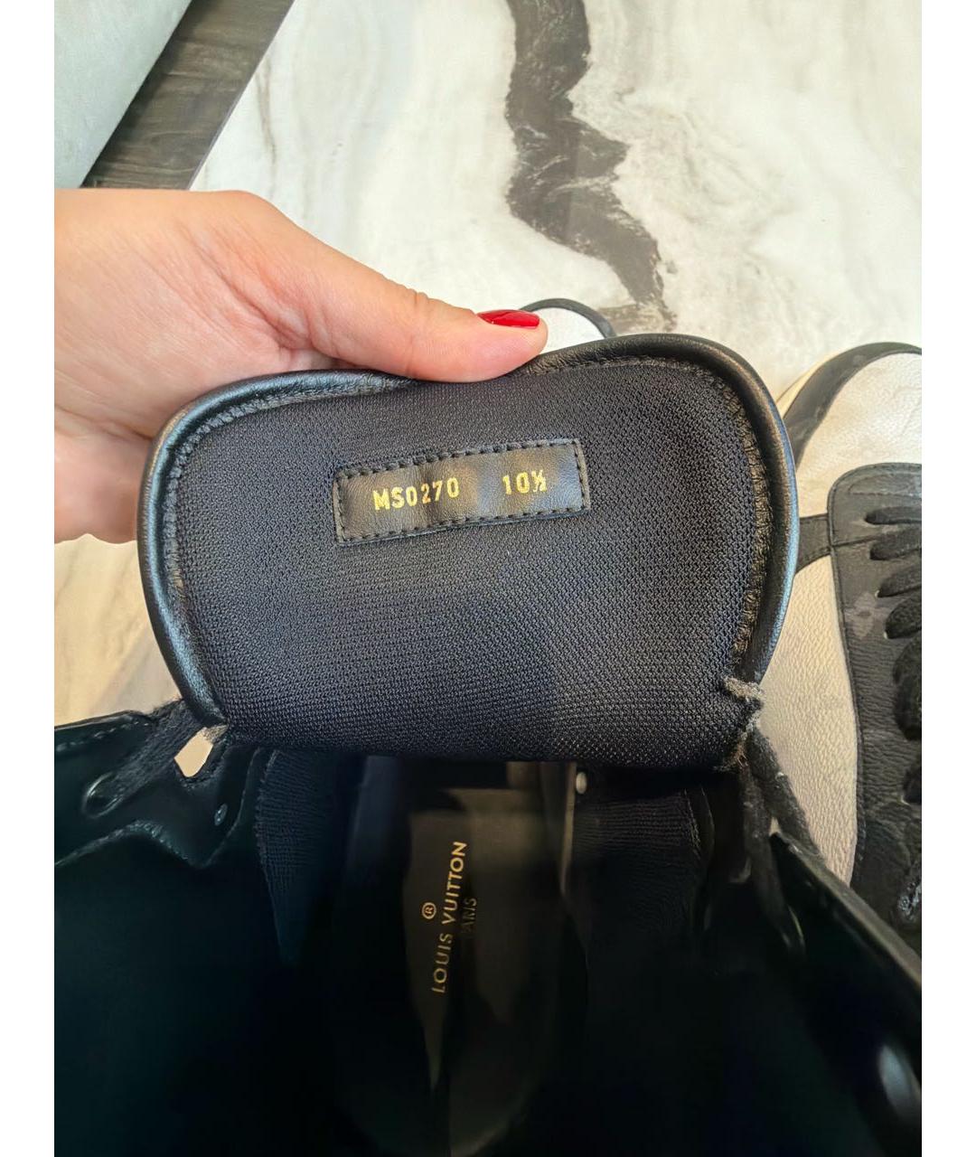 LOUIS VUITTON Мульти кожаные высокие кроссовки / кеды, фото 6