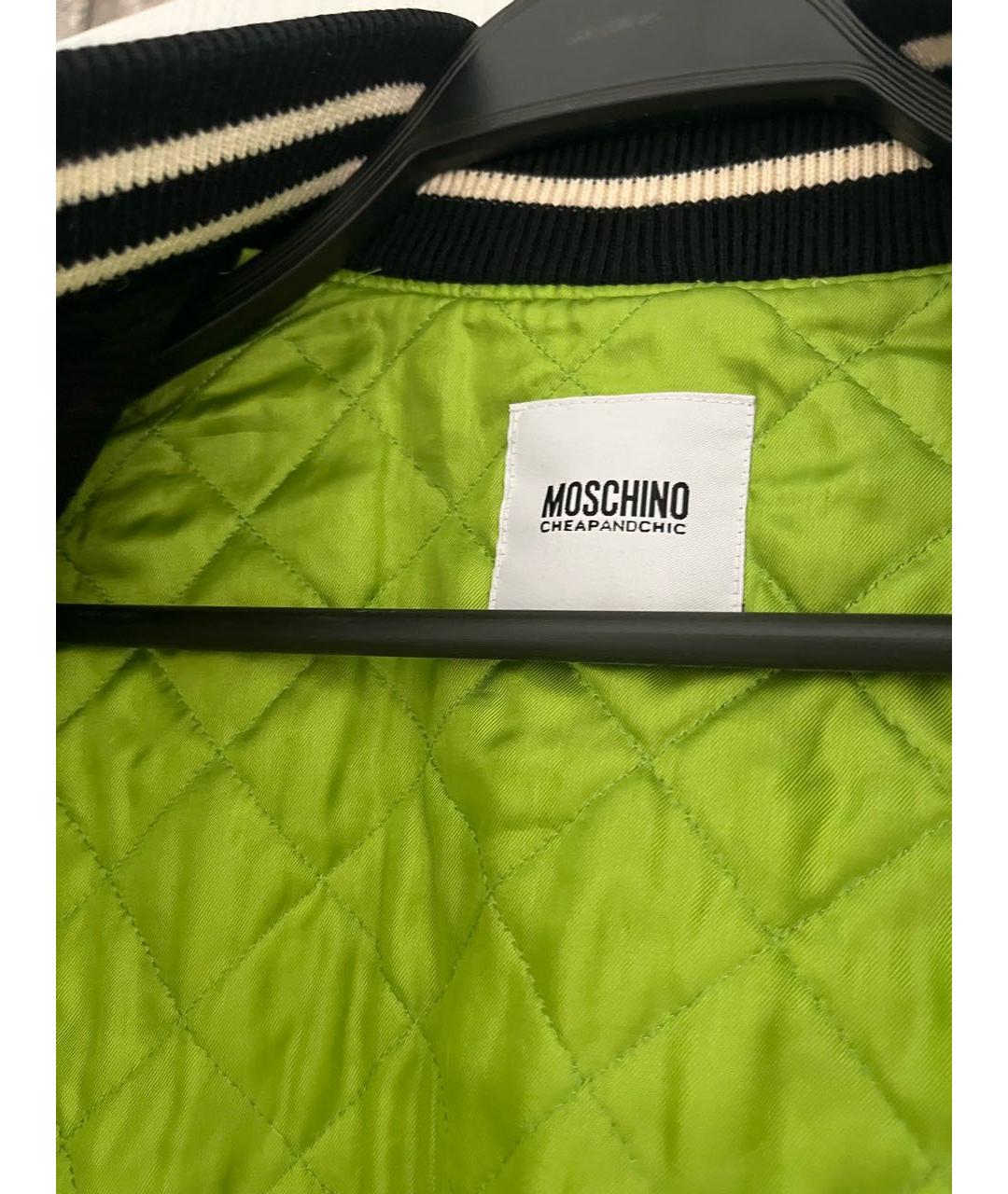 MOSCHINO Мульти шерстяное пальто, фото 3