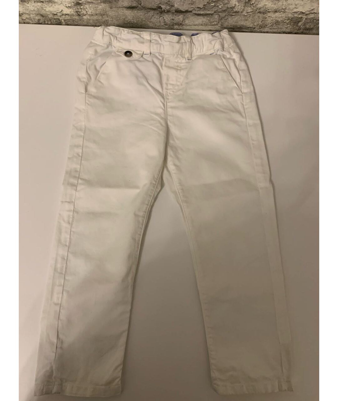 TARTINE ET CHOCOLAT Белые хлопковые детские джинсы, фото 4
