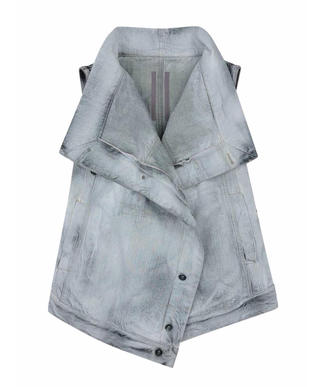 RICK OWENS Серые хлопковые капри, фото 1