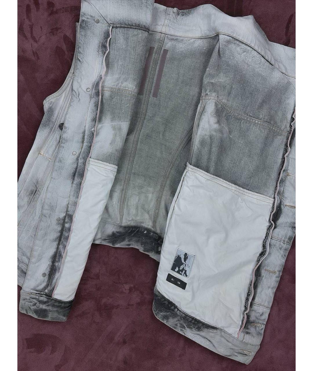 RICK OWENS Серые хлопковые капри, фото 3