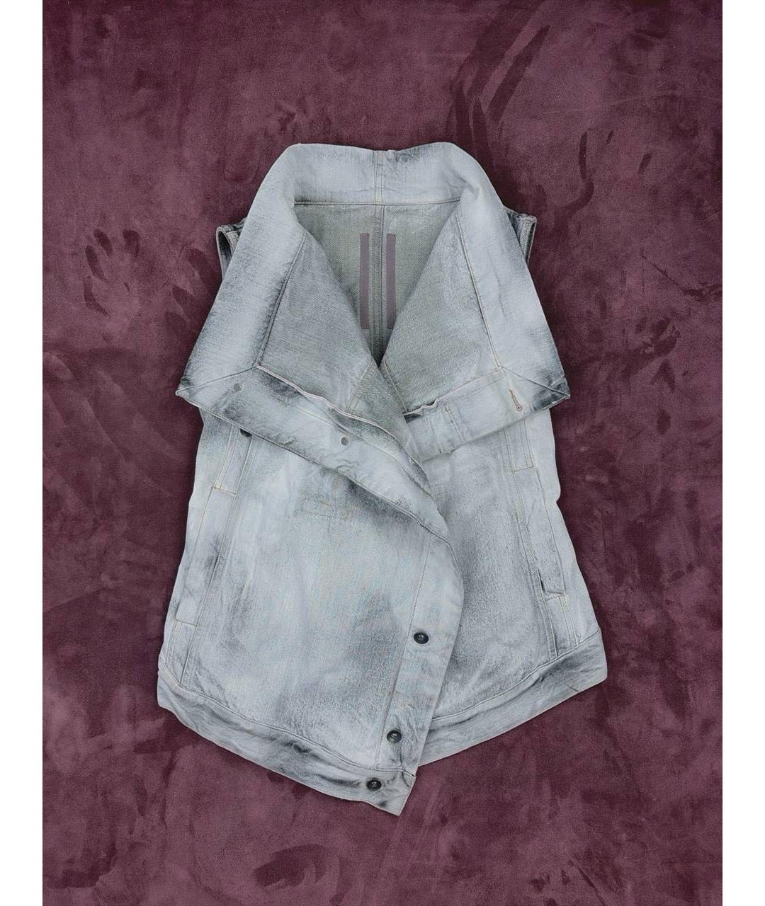 RICK OWENS Серые хлопковые капри, фото 6