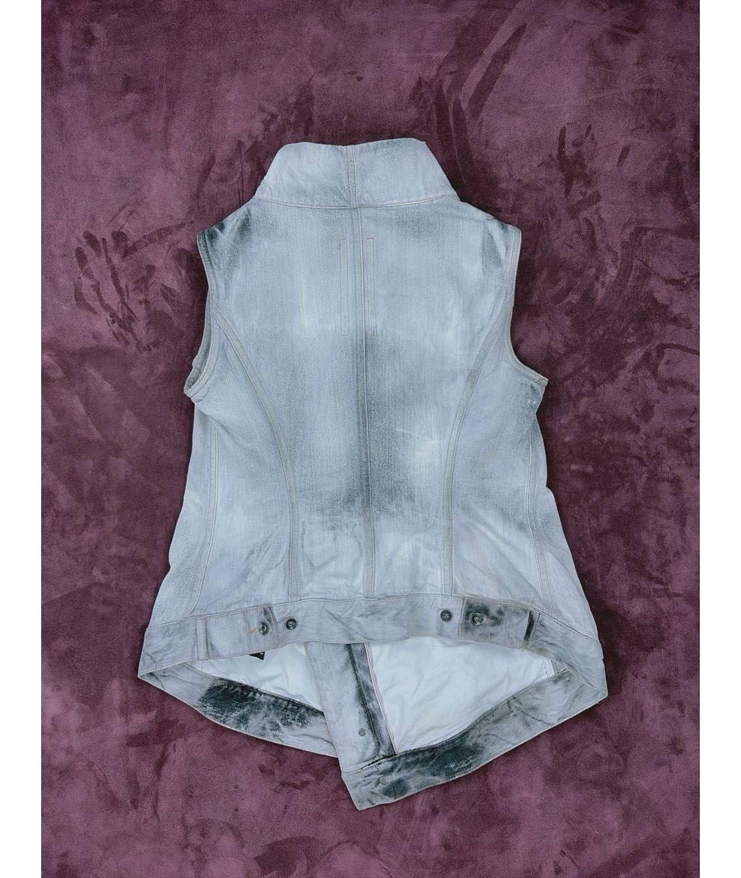 RICK OWENS Серые хлопковые капри, фото 5