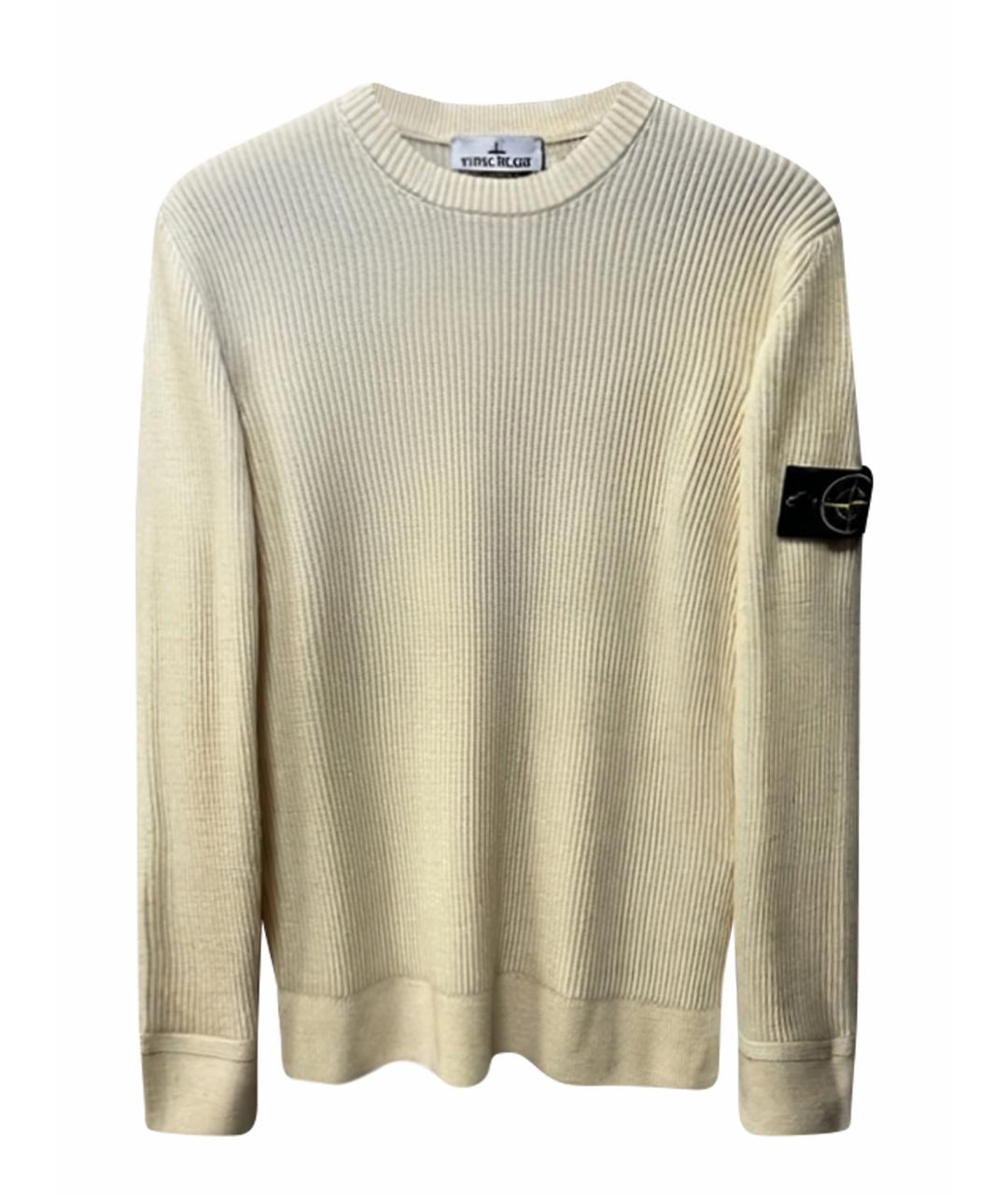STONE ISLAND Белый джемпер / свитер, фото 1