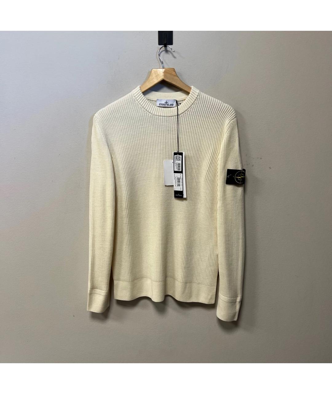 STONE ISLAND Белый джемпер / свитер, фото 6
