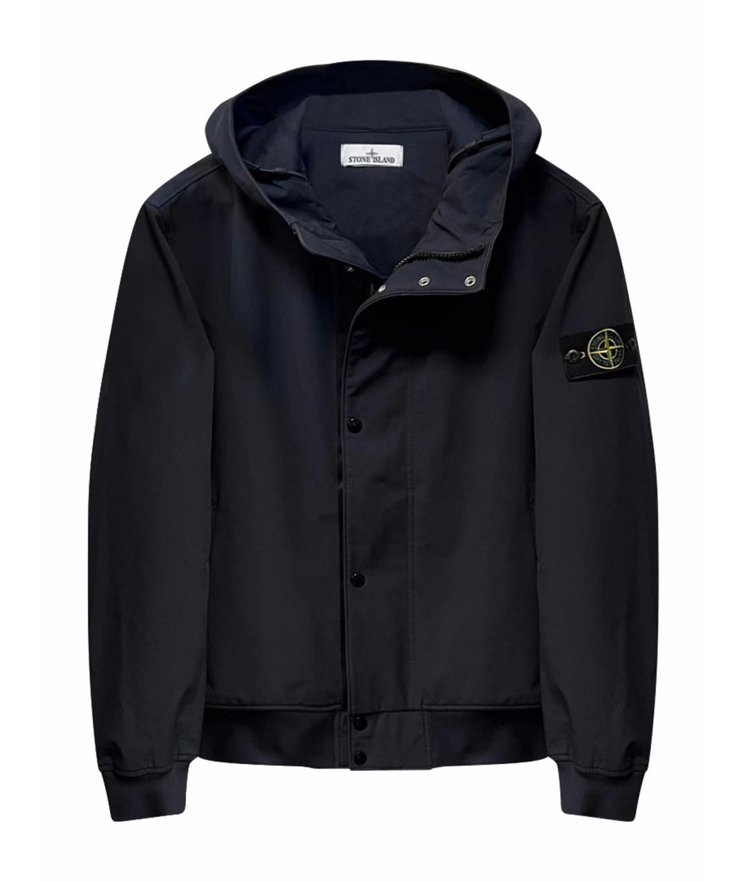 STONE ISLAND Темно-синяя куртка, фото 1