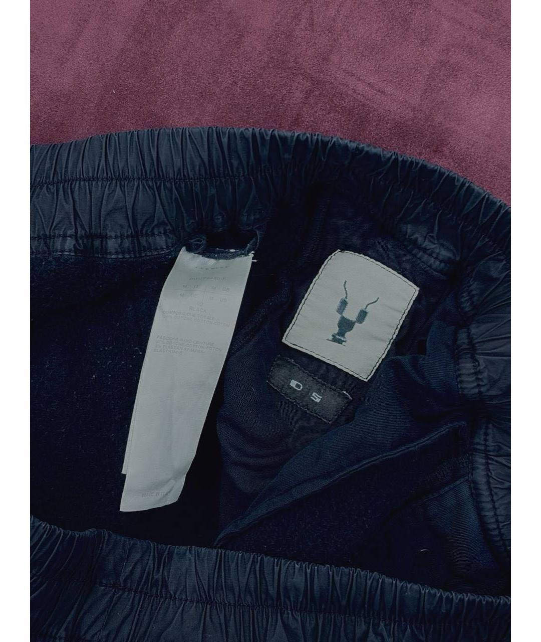 RICK OWENS Черные хлопковые шорты, фото 5
