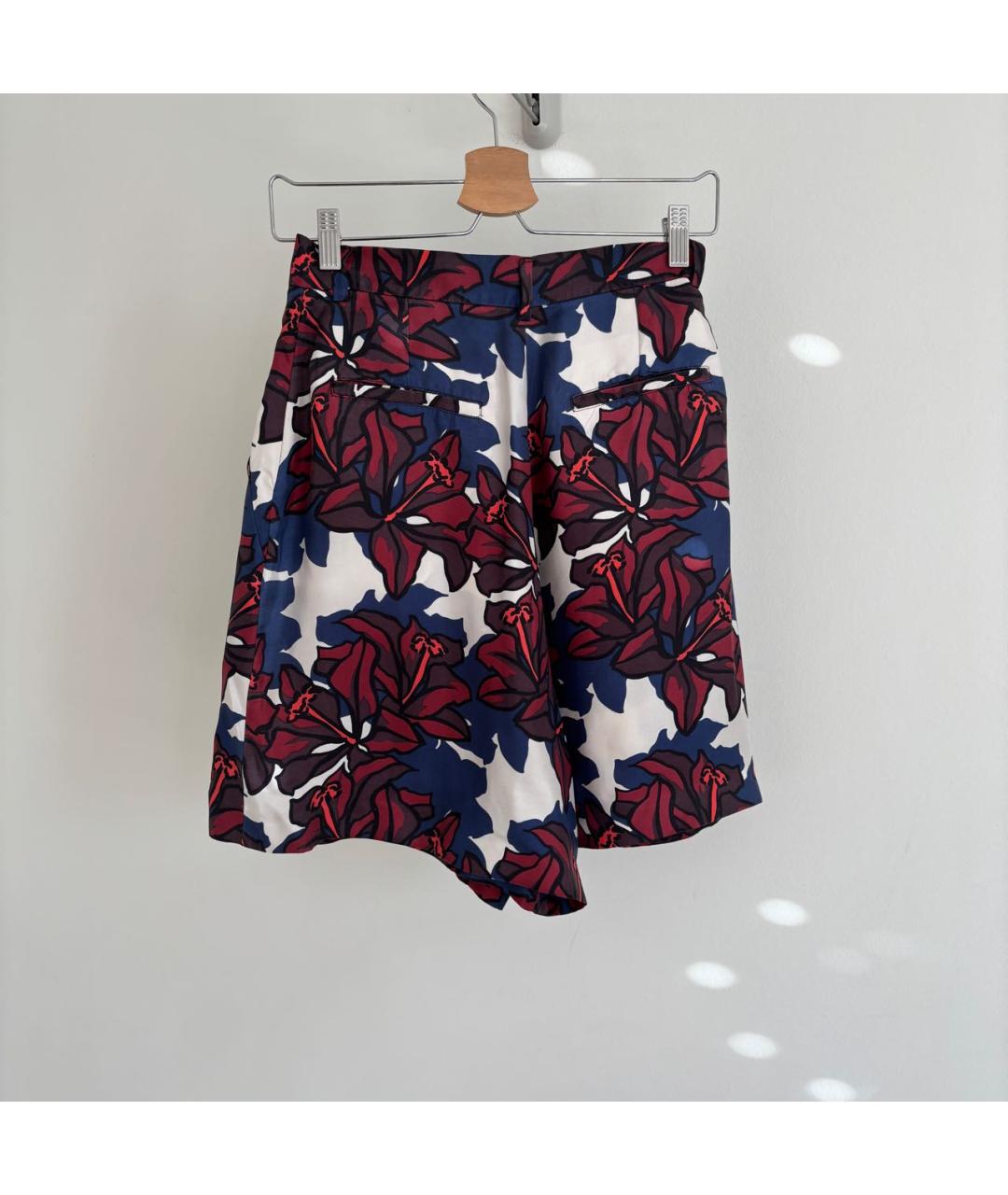 WEEKEND MAX MARA Мульти шелковый костюм с брюками, фото 6