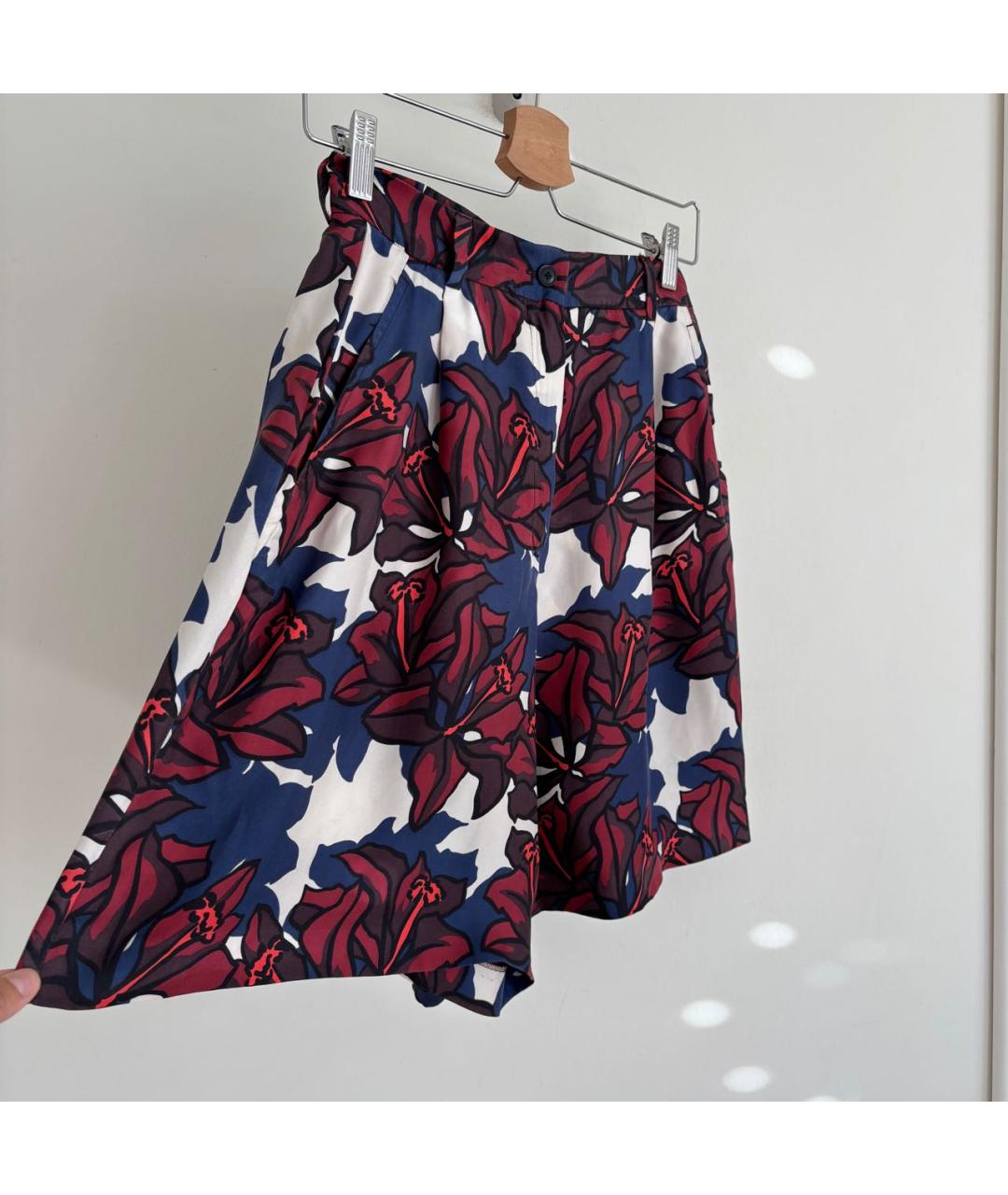 WEEKEND MAX MARA Мульти шелковый костюм с брюками, фото 5