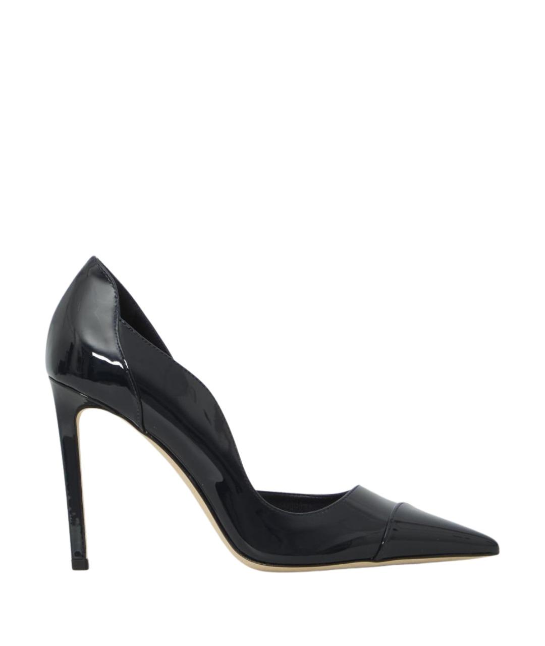 JIMMY CHOO Темно-синие туфли из лакированной кожи, фото 1