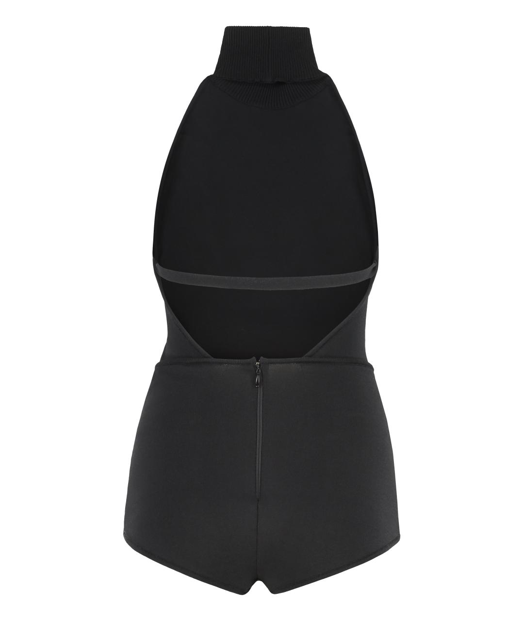 MAX MARA Черное вискозное боди, фото 2