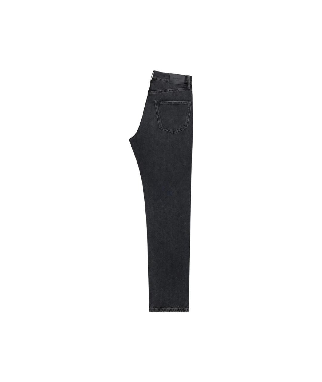 SAINT LAURENT Черные хлопковые джинсы скинни, фото 2