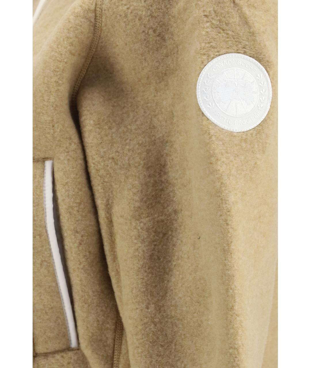 CANADA GOOSE Бежевая шерстяная куртка, фото 3