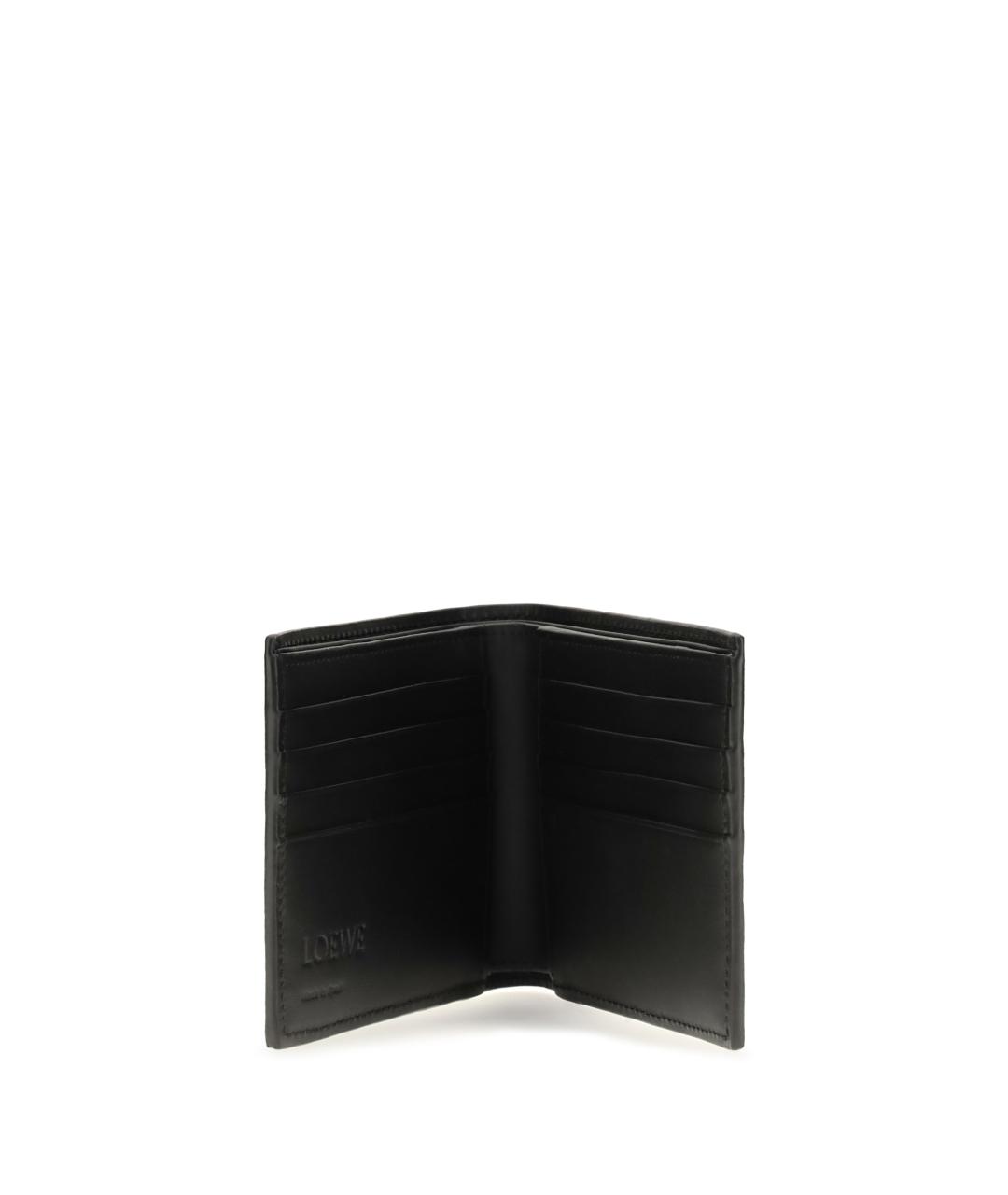 LOEWE Черный кожаный кошелек, фото 3