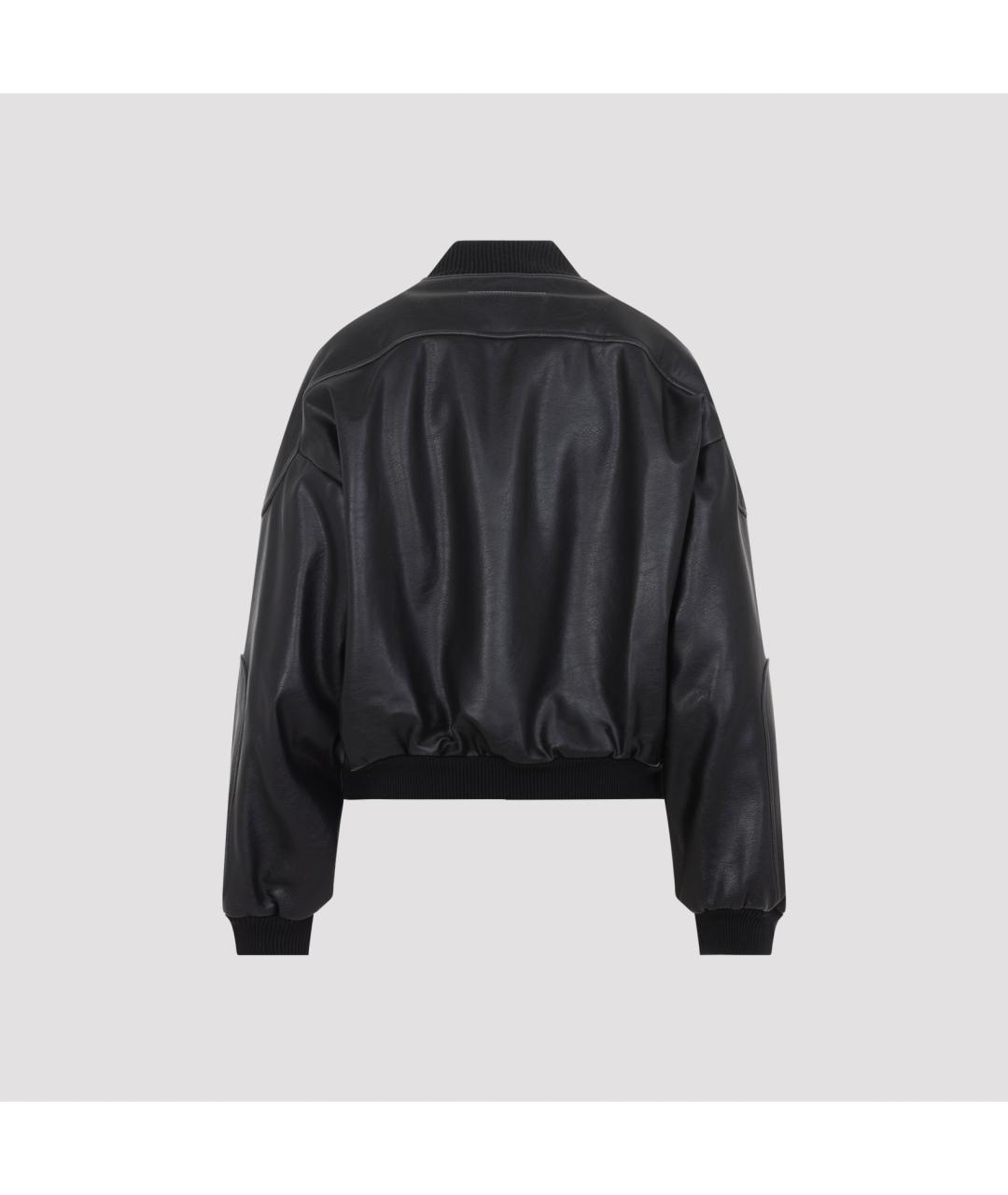MM6 MAISON MARGIELA Черная полиэстеровая куртка, фото 3