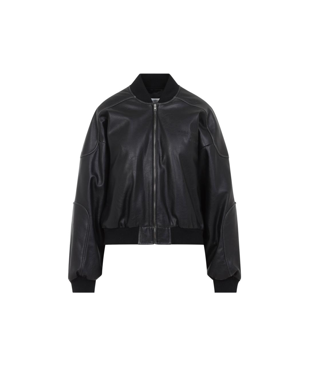 MM6 MAISON MARGIELA Черная полиэстеровая куртка, фото 1