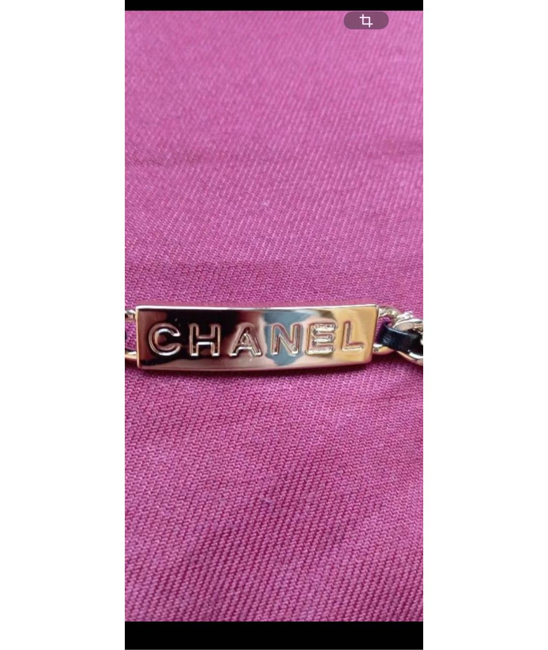CHANEL Черный ремень, фото 2