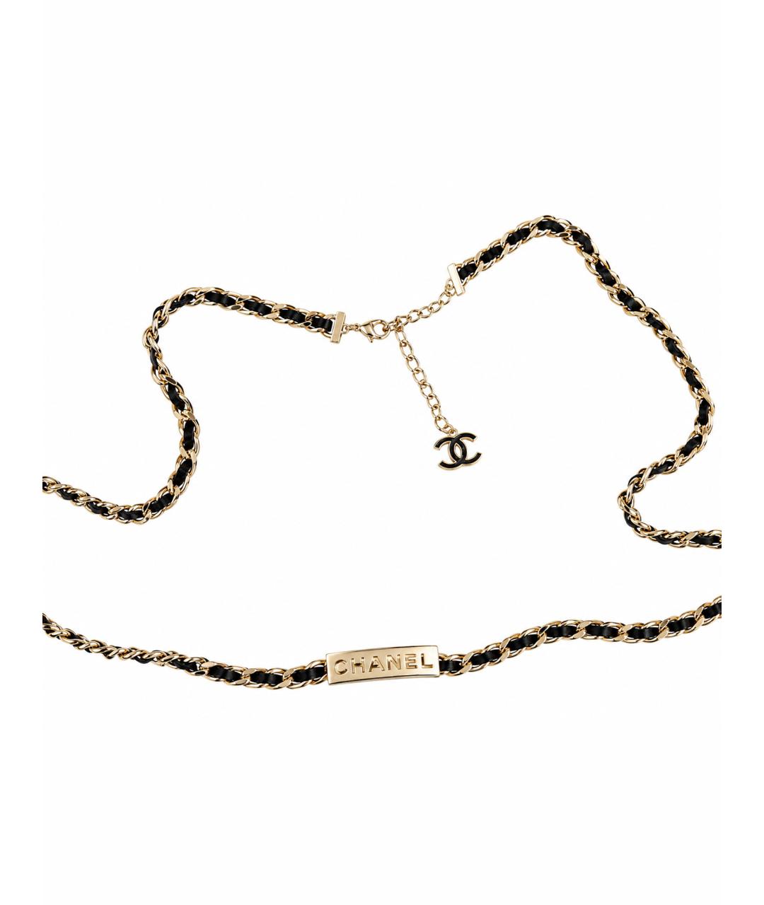 CHANEL Черный ремень, фото 1