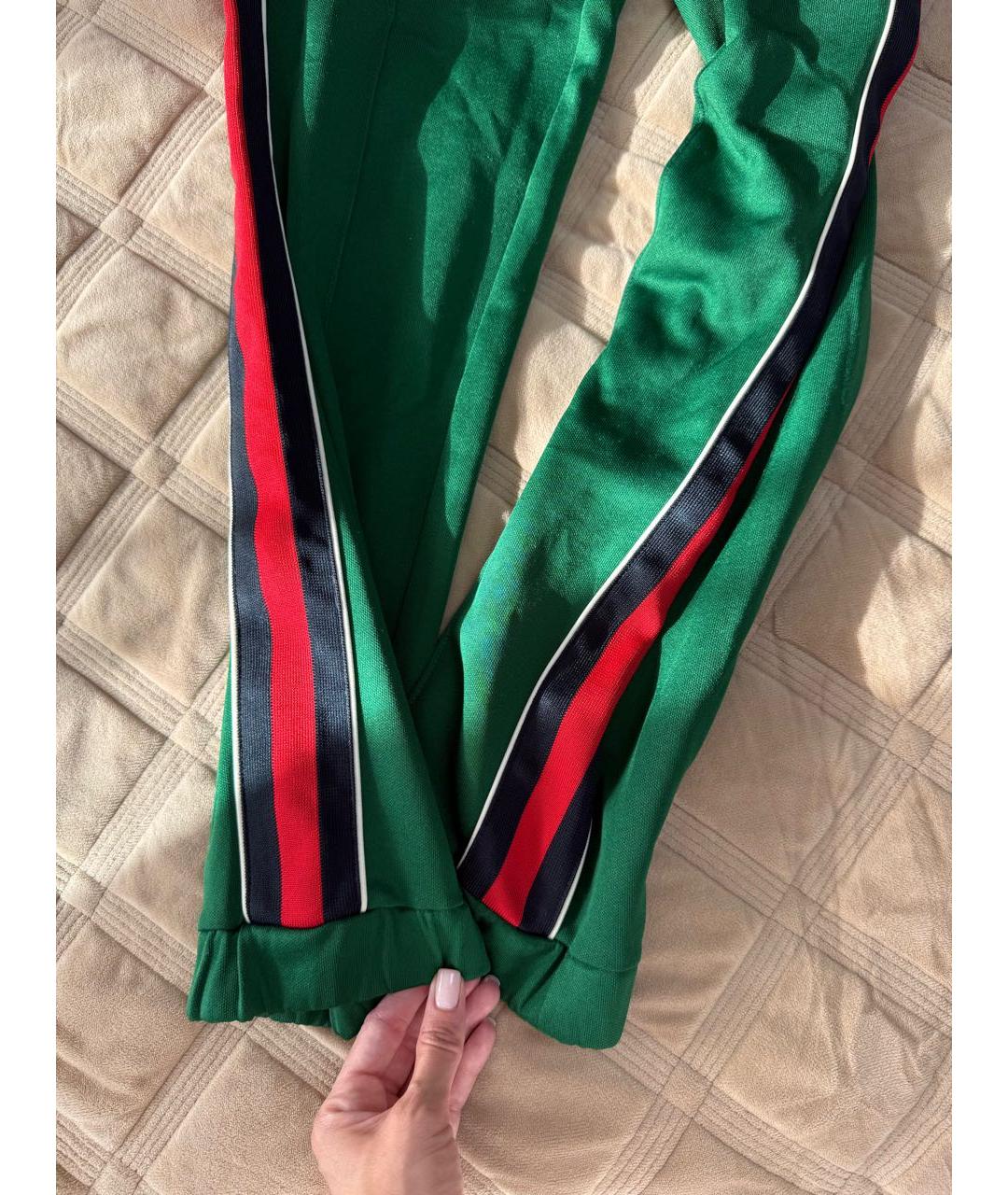 GUCCI Мульти полиэстеровые спортивные брюки и шорты, фото 5