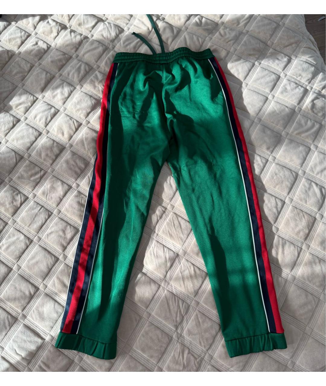 GUCCI Мульти полиэстеровые спортивные брюки и шорты, фото 2