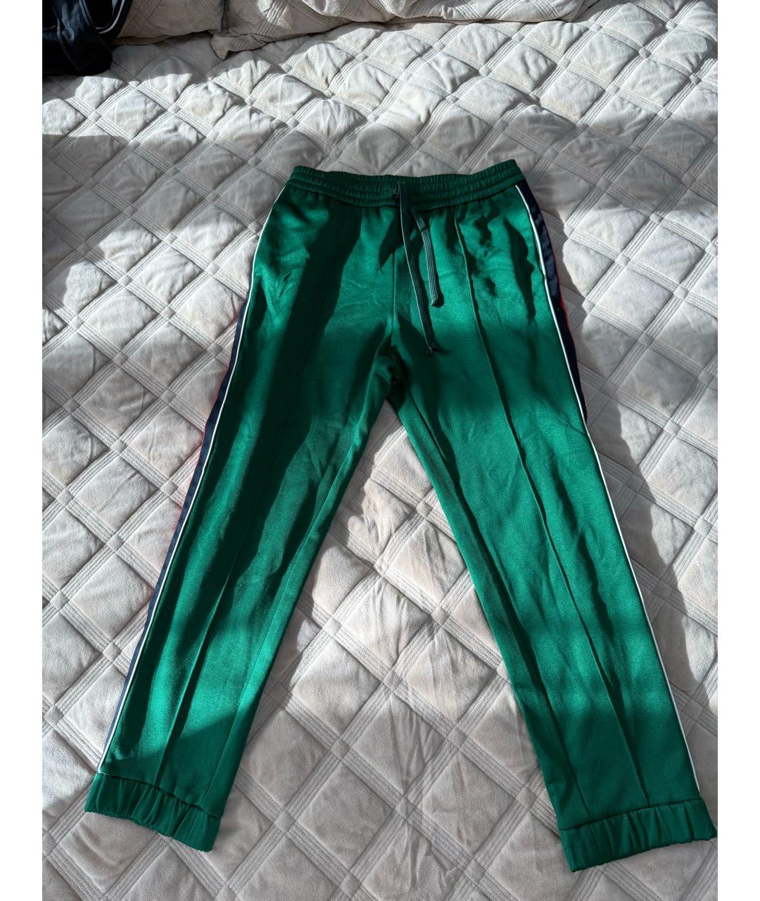 GUCCI Мульти полиэстеровые спортивные брюки и шорты, фото 7