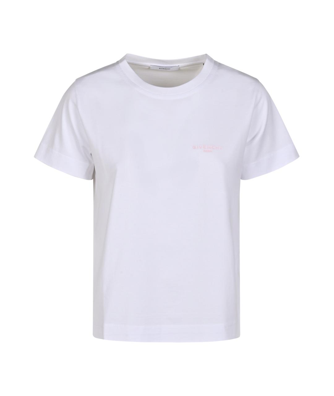GIVENCHY Белая хлопковая футболка, фото 2
