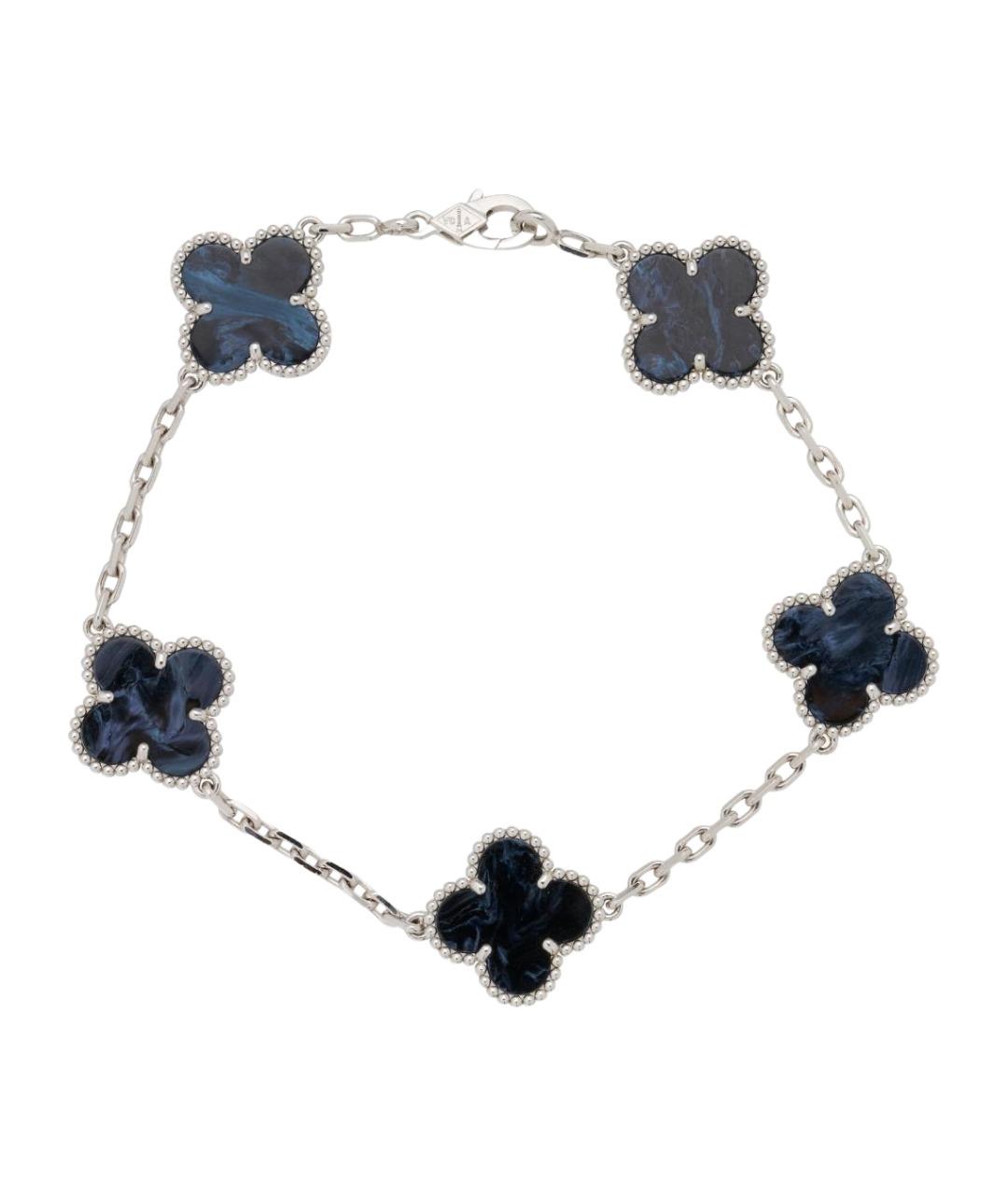 VAN CLEEF & ARPELS Темно-синий браслет из белого золота, фото 1