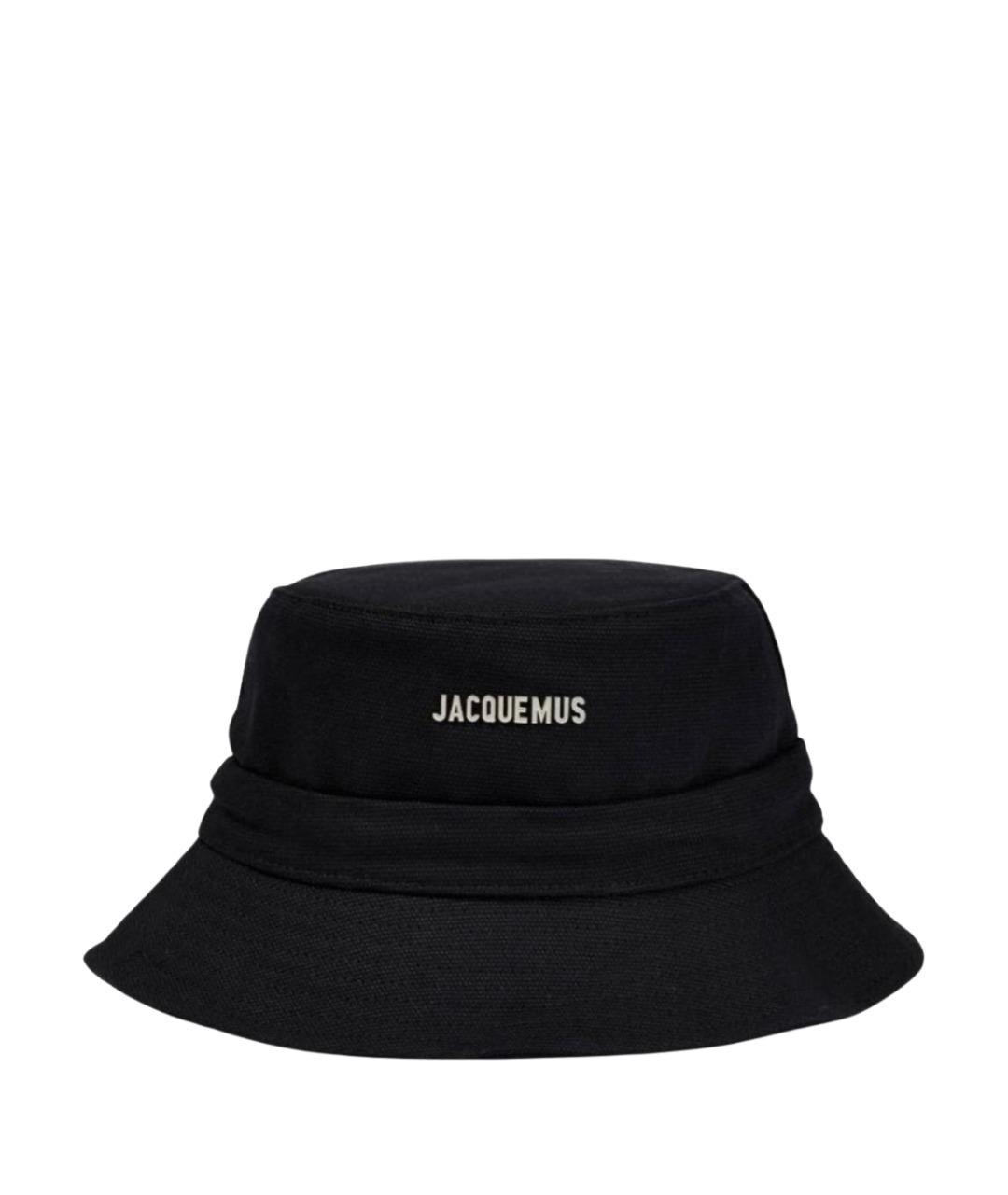 JACQUEMUS Черная хлопковая панама, фото 1