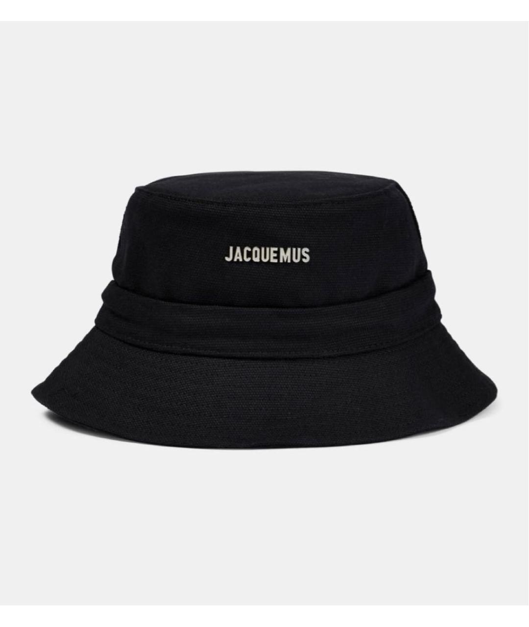 JACQUEMUS Черная хлопковая панама, фото 4