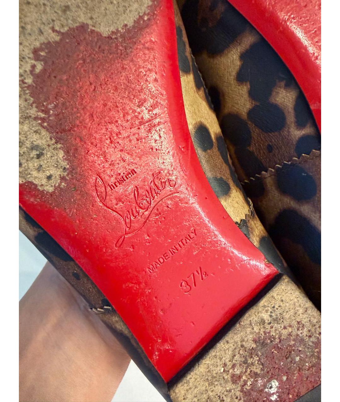 CHRISTIAN LOUBOUTIN Мульти балетки, фото 5