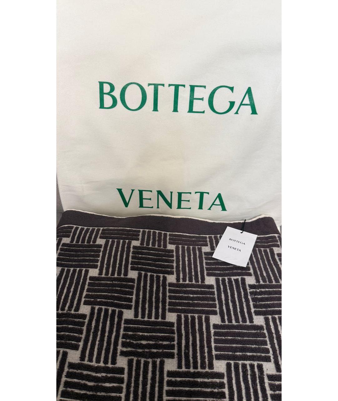 BOTTEGA VENETA Коричневое полотенце, фото 3
