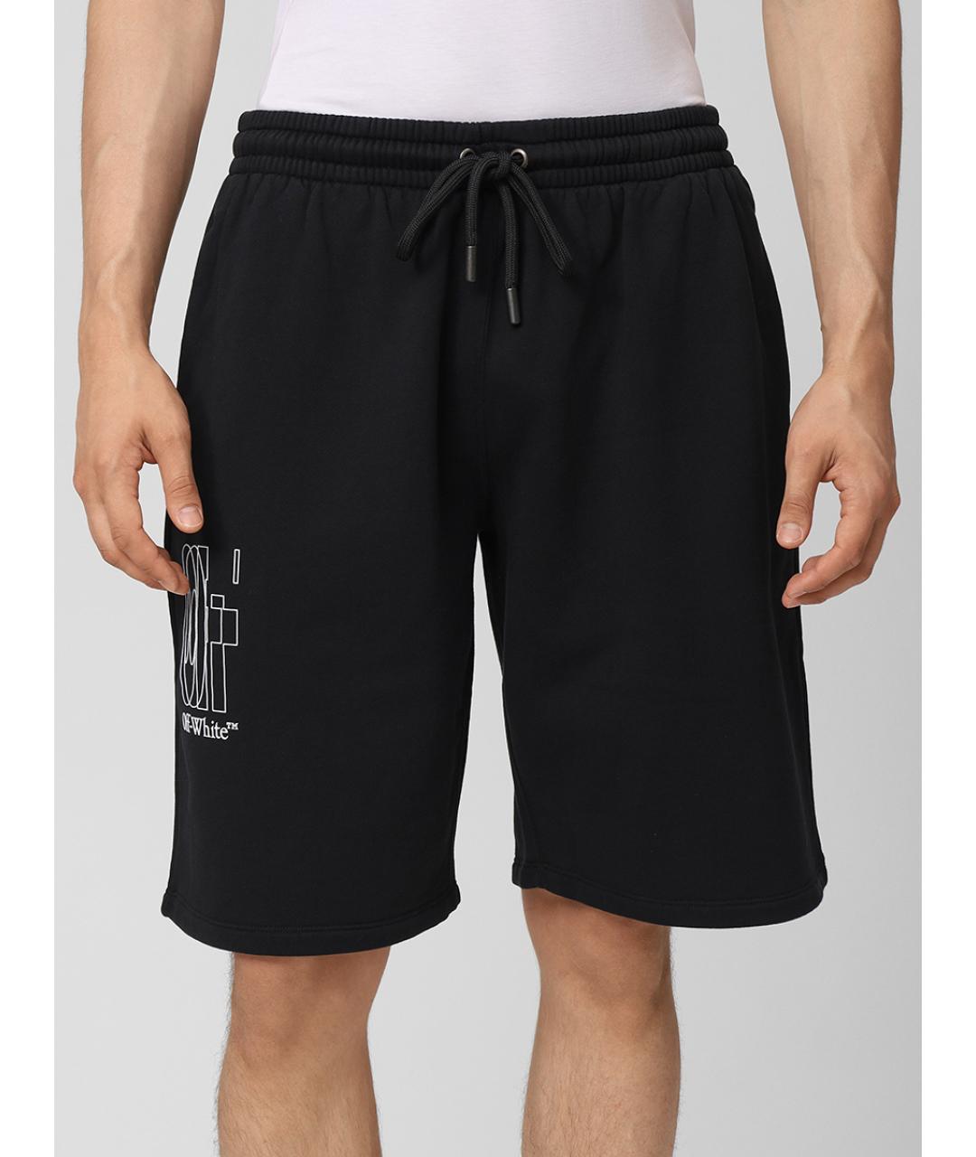 OFF-WHITE Черные шорты, фото 4