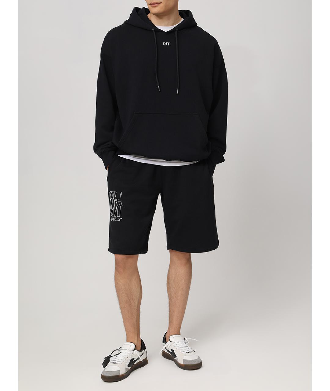 OFF-WHITE Черные шорты, фото 2