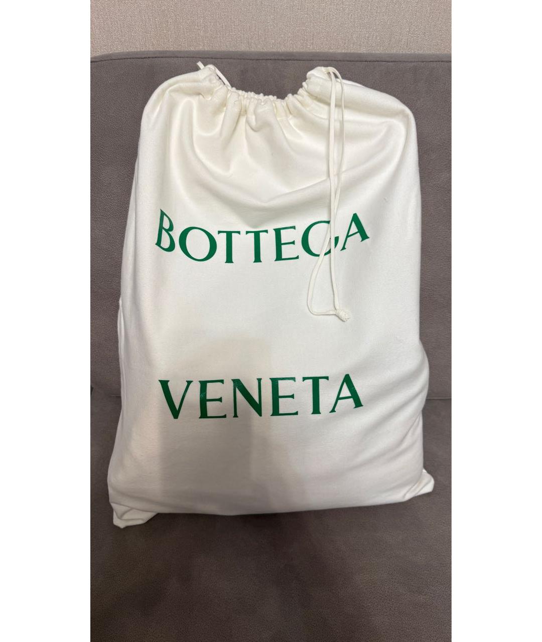 BOTTEGA VENETA Бирюзовое полотенце, фото 3