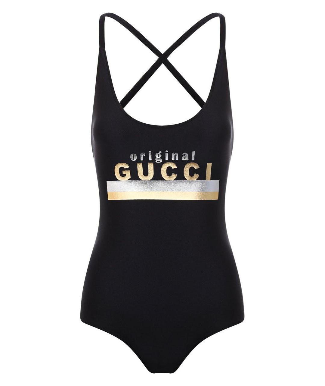 GUCCI Черный купальник, фото 1