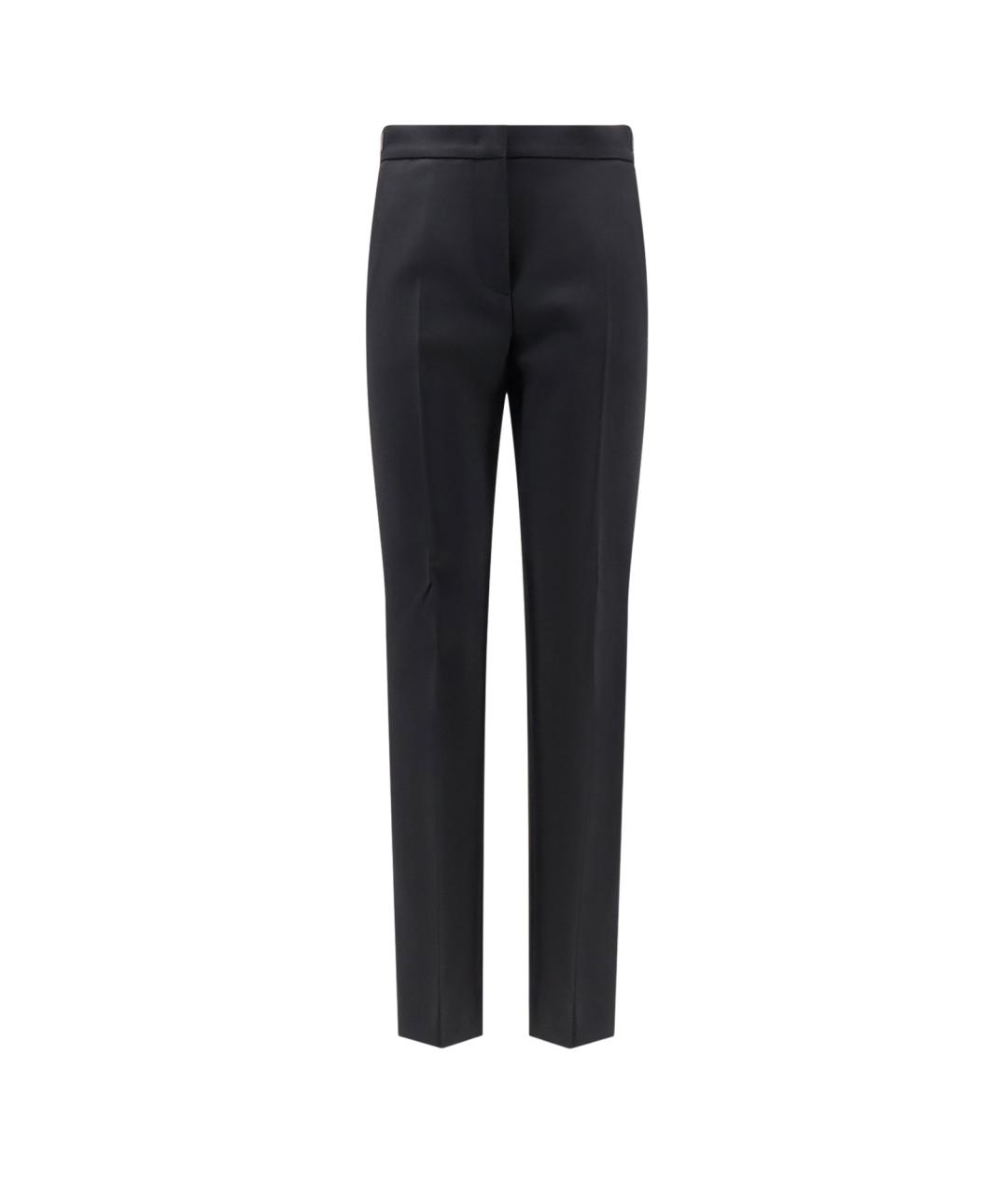 MAX MARA Черные шерстяные брюки узкие, фото 1