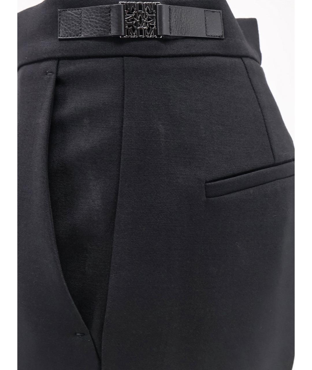 MAX MARA Черные шерстяные брюки узкие, фото 3