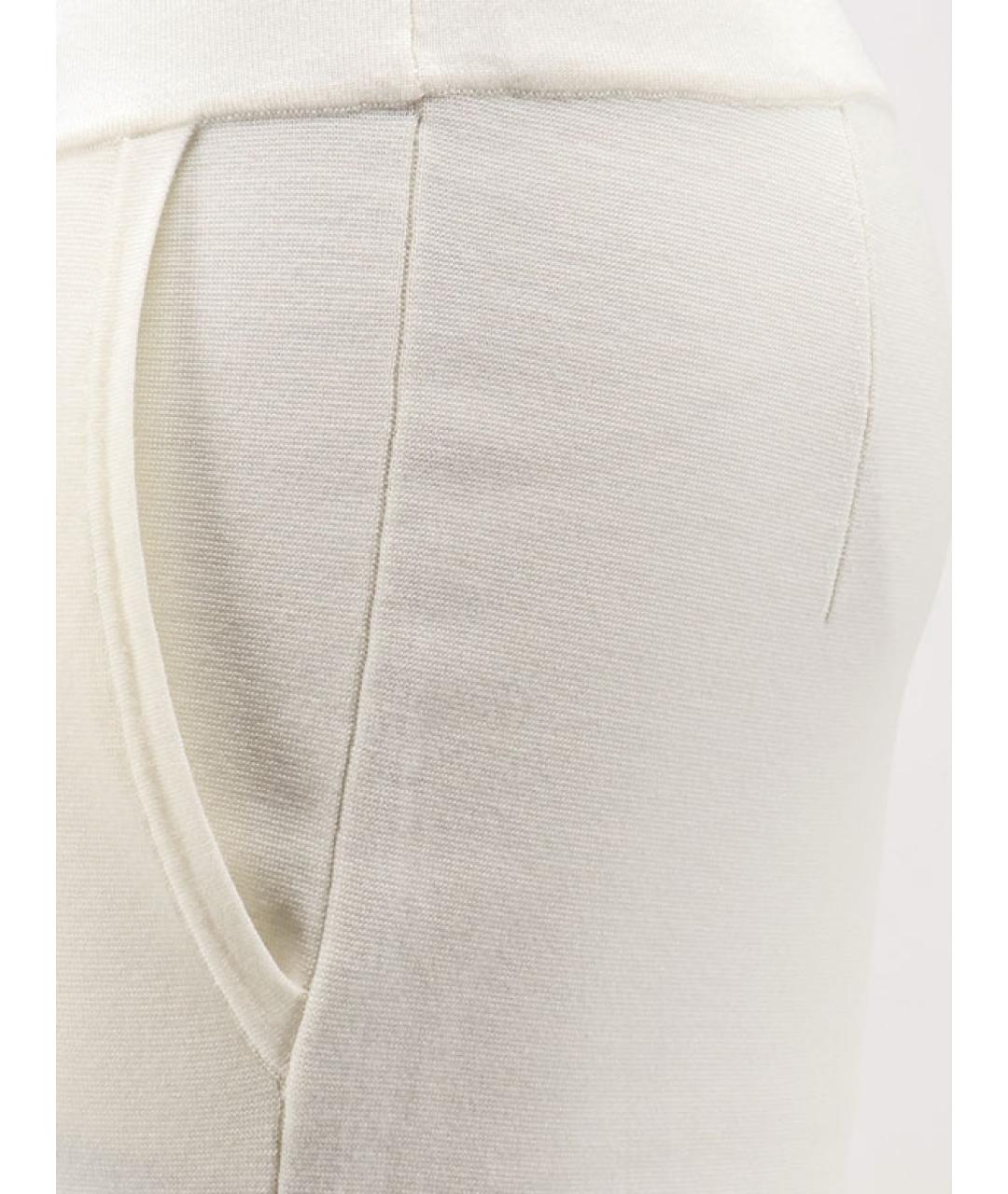 MAX MARA Бежевые прямые брюки, фото 3