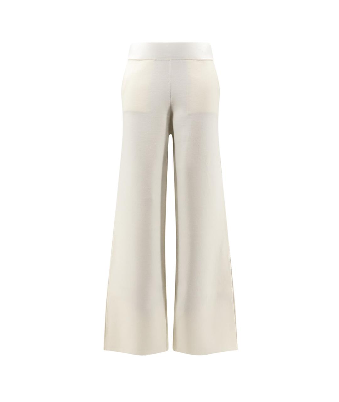 MAX MARA Бежевые прямые брюки, фото 1