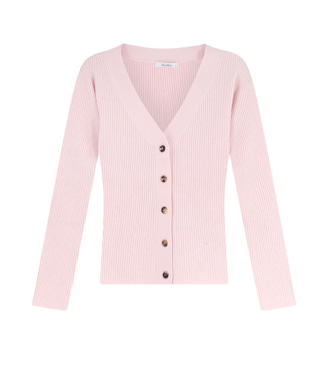 MAX MARA Розовый кардиган, фото 1