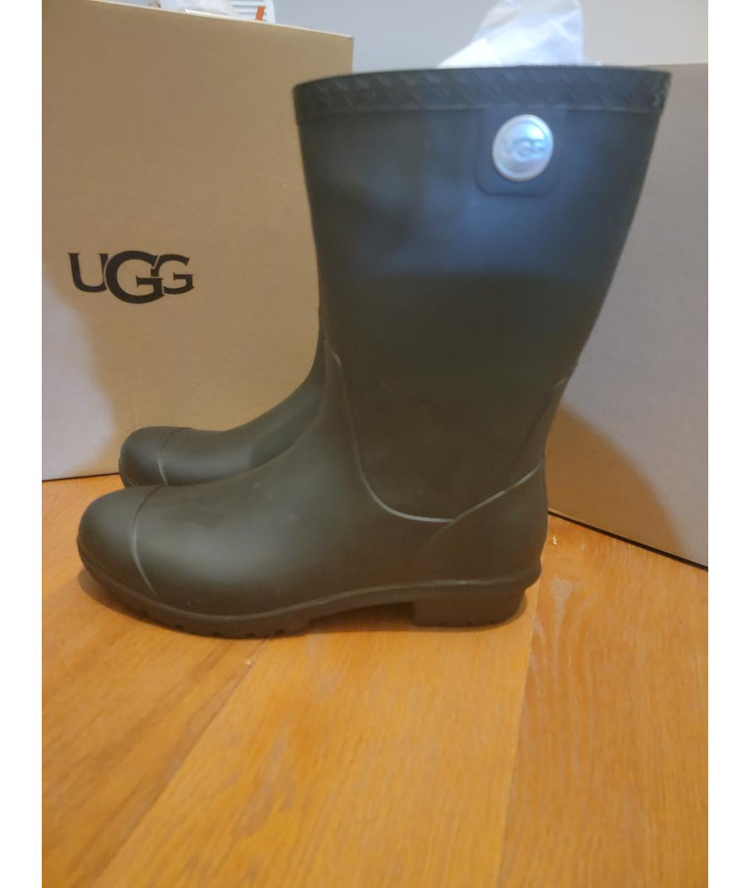 UGG Черные сапоги, фото 3