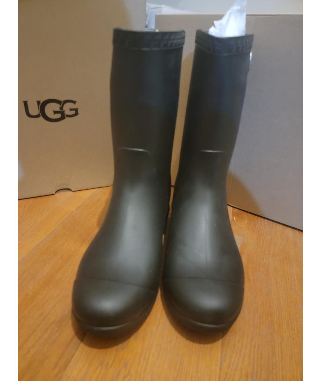 UGG Черные сапоги, фото 2