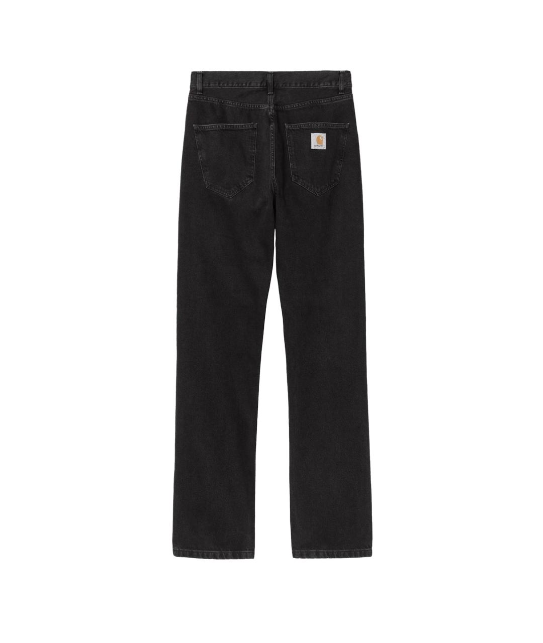 CARHARTT WIP Черные хлопковые прямые джинсы, фото 2