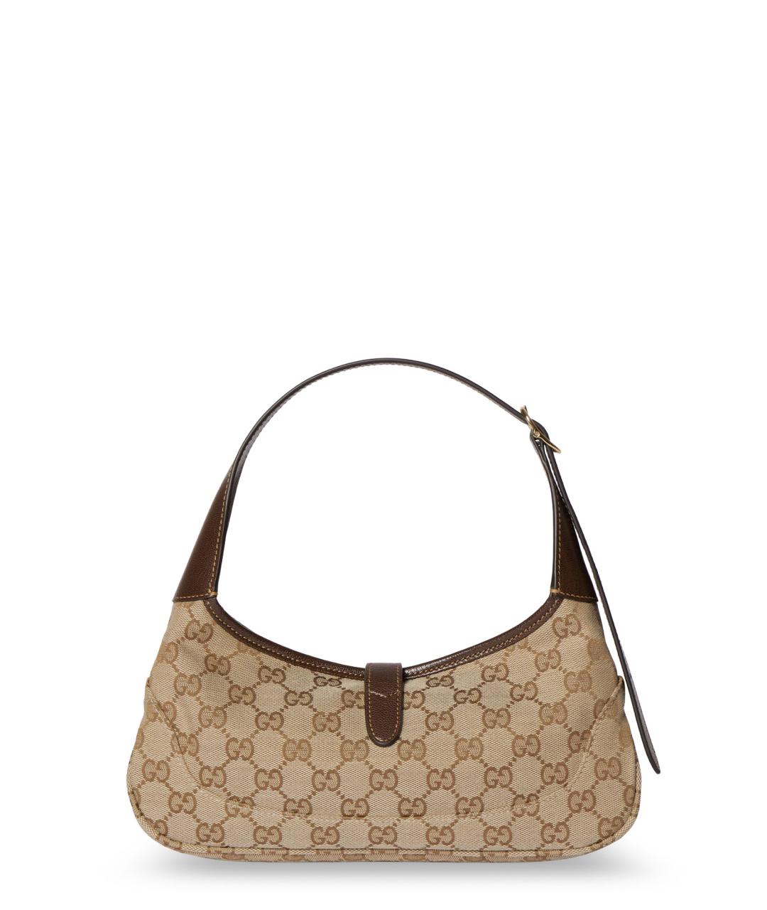 GUCCI Бежевая тканевая сумка через плечо, фото 2