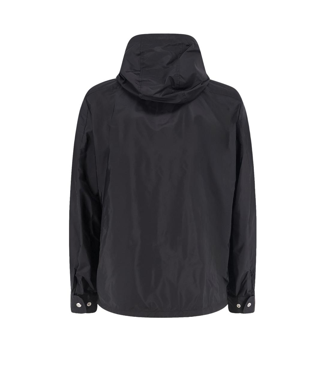 MONCLER Черная полиамидовая куртка, фото 2