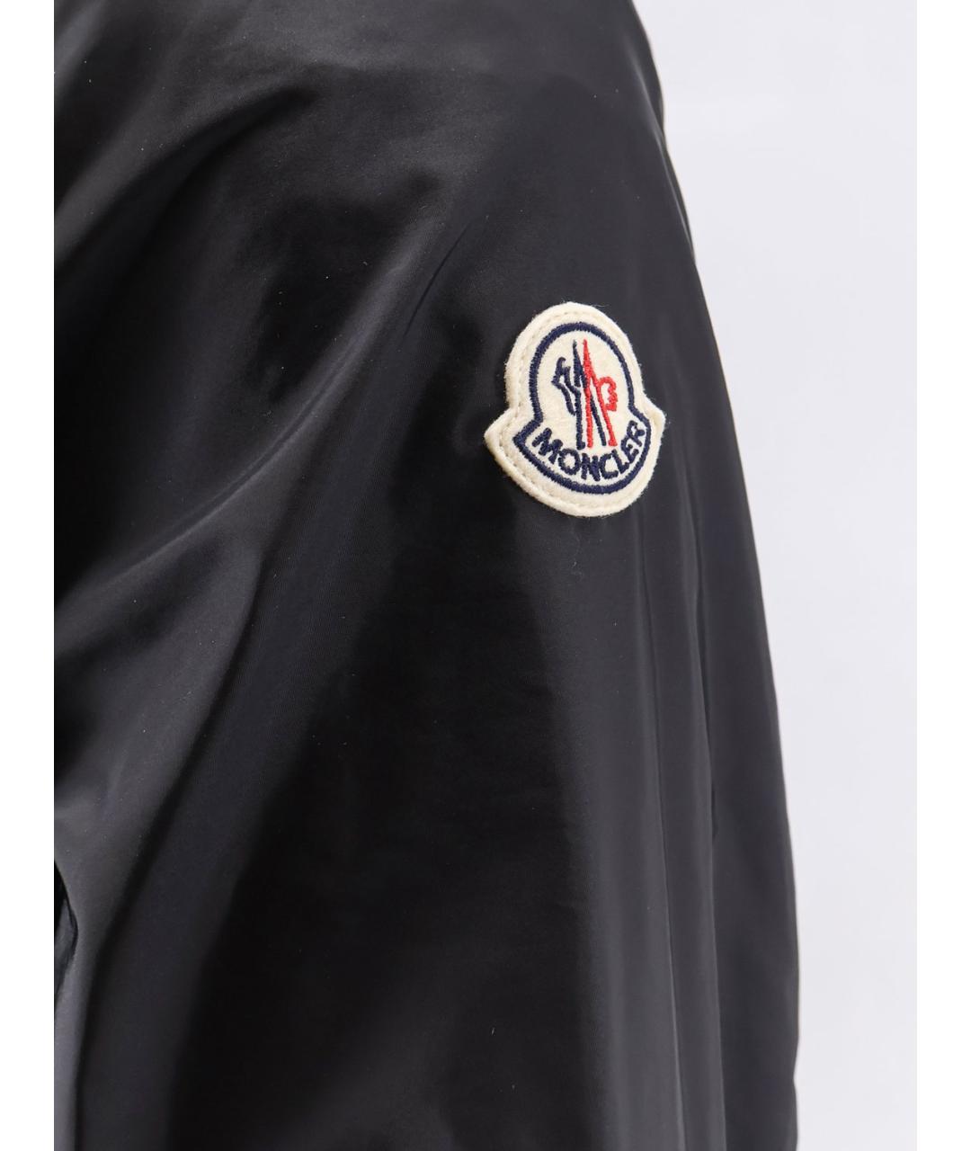 MONCLER Черная полиамидовая куртка, фото 3
