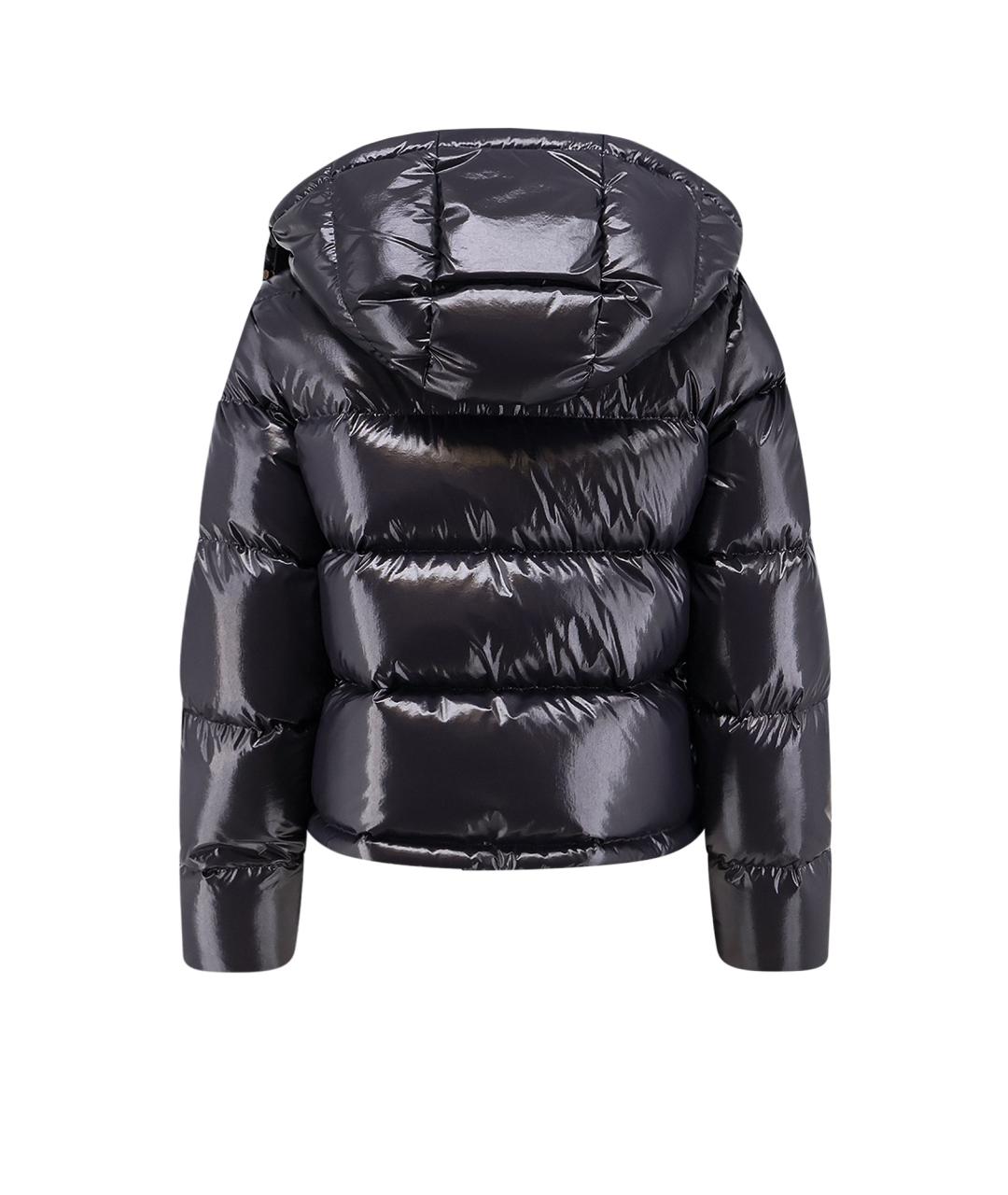 MONCLER Синий полиамидовый пуховик, фото 2