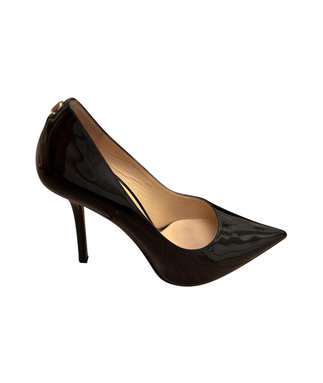 JIMMY CHOO Черные туфли из лакированной кожи, фото 1