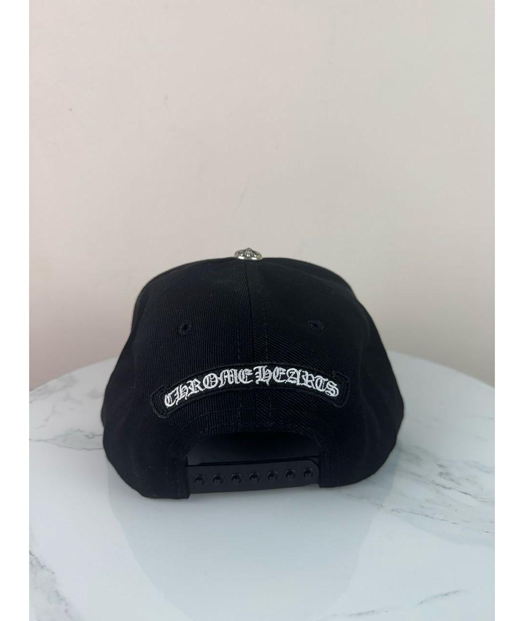 CHROME HEARTS Черная хлопковая кепка/бейсболка, фото 4