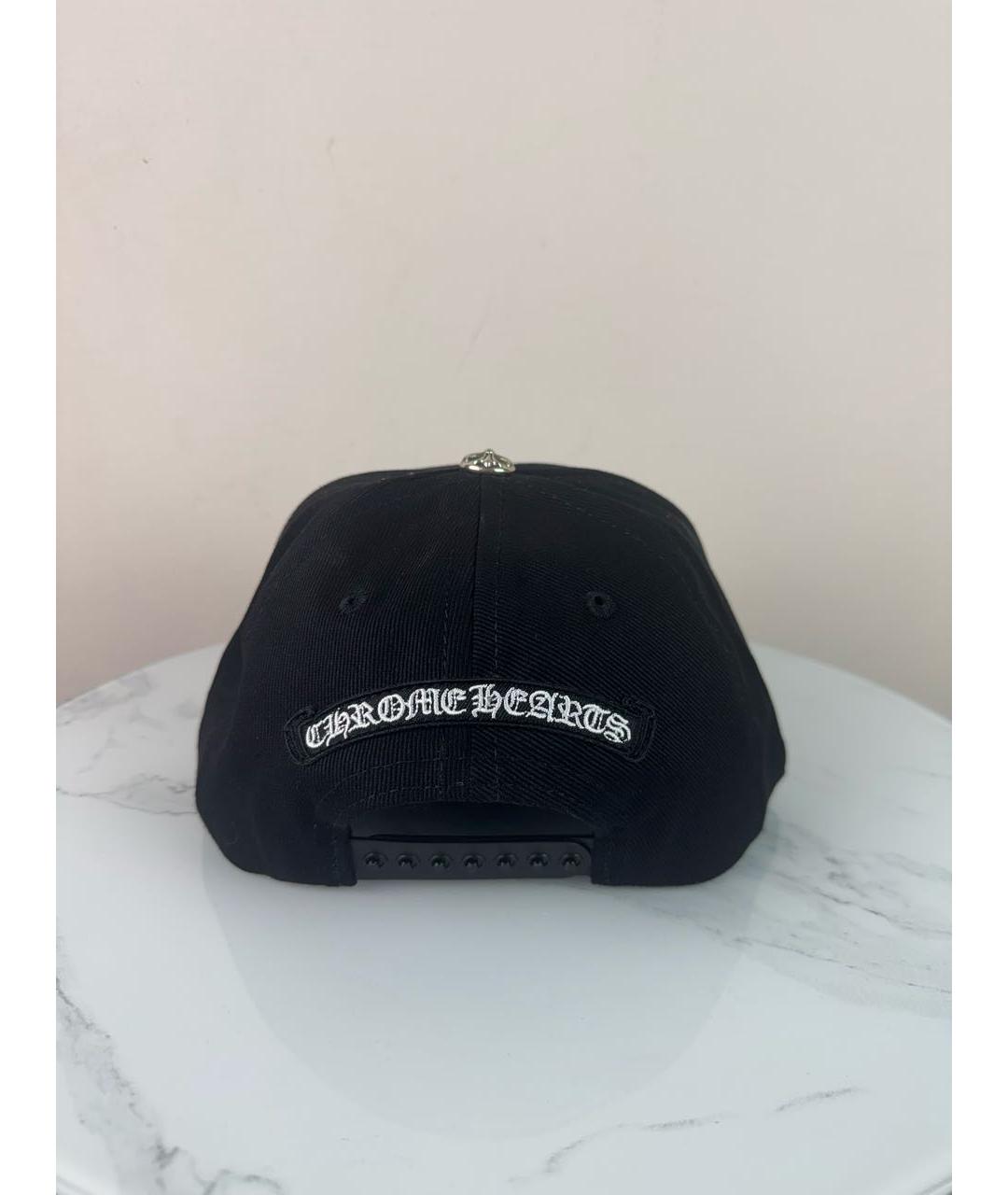 CHROME HEARTS Черная хлопковая кепка/бейсболка, фото 5